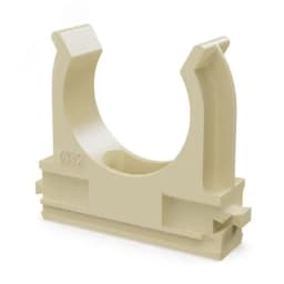 Крепеж-клипса для труб негорючая (НГ) атмосферостойкая сосна в п/э d32 мм (25шт/500шт уп/кор)