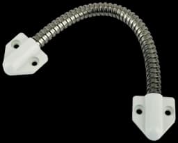 Гибкий переход на дверь 10 мм, белый (сталь) KL-468Т