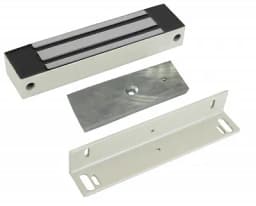 Замок электромагнитный влагозащищенный AccordTec ML-295K (белый) с уголком