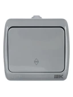 Переключатель проходной 1-кл. 1п ОП Aquatic 10А IP54 ВС-20-1-2-А сер. IEK EVA12-K03-10-54