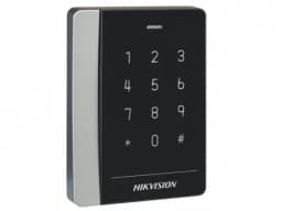 Считыватель Mifare карт с сенсорной клавиатурой Hikvision DS-K1102AMK частота считывания 13.56МГц