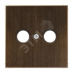 Накладка для телевизионной розетки (TV-FM) Серия LS990 Материал- металл Цвет- классическая латунь