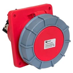 Розетка стационарная внутренняя угловая 4452 3Р+РЕ+N 125А 380В IP67 EKF PROxima