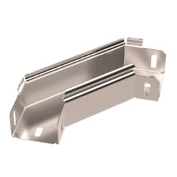 Угол горизонтальный 90 градусов Стандарт INOX (AISI 409) 50х50 Промрукав