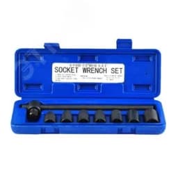 Набор головок №1 оксидированный 10-19 мм Hortz