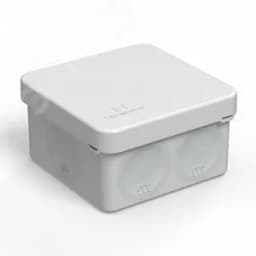 Коробка распределительная для прямого монтажа двухкомпонентная безгалогенная (HF) 70х70х40 (150шт/кор) Промрукав