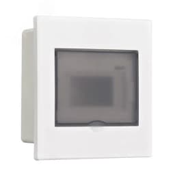 Корпус пластиковый навесной с прозрачной дверью 1 ряд 6 модулей IP41 ЩРН-П