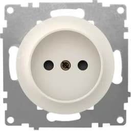 Розетка без заземления, винтовые контакты, цвет бежевый (серия Florence) 2172789 ССТ