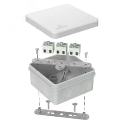 Коробка огнестойкая для о/п 40-0320-FR2.5-28 Е15-Е120 RAL9005 200х150х75 (5 шт/кор)