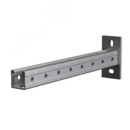 Страт-консоль одиночная усиленная 41х41 L1000 s:2,5 мм (тройная перфорация) HD