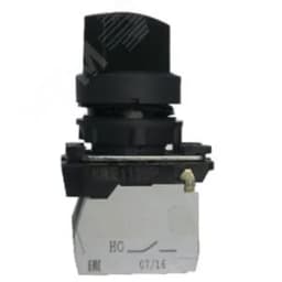 Переключатель КПЕ 1522 -Р УХЛ2, чёрный, 2но+2нз, ручка с фиксацией на 2 положения, IP54