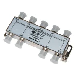 Делитель телевизионный ТВх6 под F разъём 5-1000 МГц (5шт/уп) REXANT 05-6004