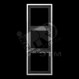 Рамка 3-я для горизонтальной/вертикальной установки Серия- LS990 Материал- металл Цвет- алюминий JUNG