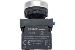 Кнопка управления NP8-10BN/3 без подсветки зел. 1НО IP65 (R) CHINT 667232