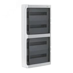 Щит настенный с дверцей 72 модулей IP65 серый с клеммным блоком 63А