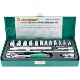 Набор головок торцевых 1/4"DR, 4-13 мм, 18 предметов