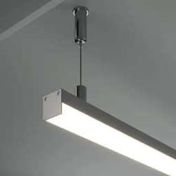 Алюминиевый профиль подвесной накладной 20x20 Technical ALM2020BS2M