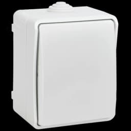 FORS Выключатель кнопочный для открытой установки 10А IP54 ВСк20-1-0-ФБ белый IEK