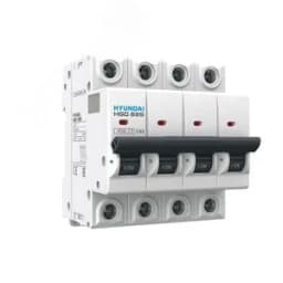 Выключатель автоматический модульный 3П+N 1А B 4,5кА Standard HGD HD Hyundai Electric