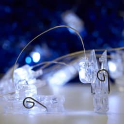 Гирлянда линейная Feron CL574 Прищепки 45м USB 5000K 41653