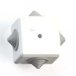 IP44 Коробка ответвительная открытой установки КОА-002-БК без контактной группы 60х60х42, белая Кунцево