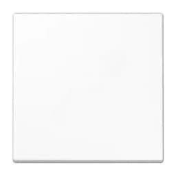 Клавиша 1-я для выключателей и кнопок без подсветки. Серия LS990 Материал- дуропласт Цвет- белый JUNG