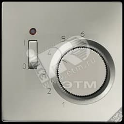 Крышка для регулятора температуры воздуха помещений алюминий JUNG