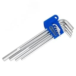 Набор Г-образных шестигранников, 1,5-10 мм, длинные, 9 предметов King Tony