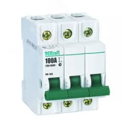 Выключатель нагрузки 3п 125А ВН-103 Dekraft