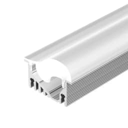 Профиль с экраном Arlight ALUASYMETRIC2000 ANOD FROST LENS Алюминий 019270