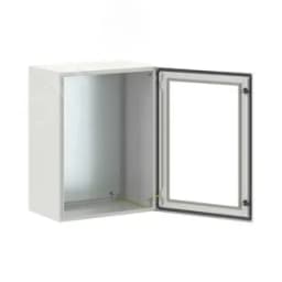 Щит монтажный ЩМП 800x600x400 мм STE с М/П с прозрачной дверью DKC