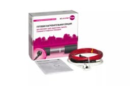 Греющий кабель для обогрева труб и кровли в комплекте Xlayder Pipe EHL-30CR-4, 30 Вт/ пог. м, 4 м