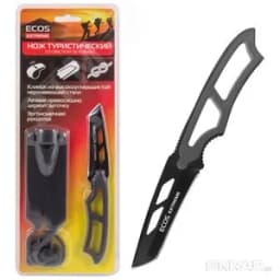 Нож туристический со свистком (в ножнах) EX-SW-B01GR серый