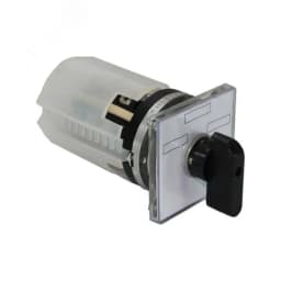 Переключатель ПМОВ-222222/II-Д61 У3, 6,3А, 380В, ссамовозвратом, 45-0-45°, установка с фасадной стороны панели, IP10