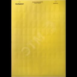 Табличка маркировочная 15х6мм. Полиэстер. Белая (330 шт. на пластине, упак. по 10 листов) DKC