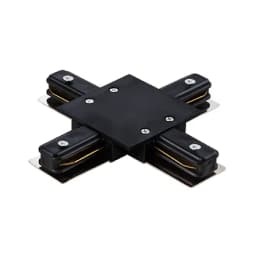 Соединитель Xобразный однофазный для встраиваемых треков Barra Lightstar 501147