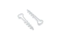Дюбель-хомут ДХП 8-5 для плоского кабеля нейлон бел. (уп.100шт) Fortisflex 59234