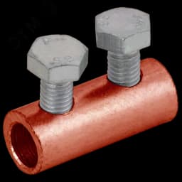 Зажим соединительный прямой пруток-пруток 6-8мм медь IEK