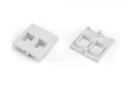 Вставка 45x45 (аналог Mosaic) для 2х модулей формата Keystone Jack Hyperline SIP2-2N-M45-45