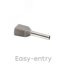 Наконечник штыревой втулочный изолированный НШвИ (2) 0.75-8 (50шт) EKF