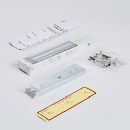 Электромагнитный замок (сила удержания 180кг), с двумя встроенными датчиками, RAL9016(белый) RL-EM180-0SW R-Lock