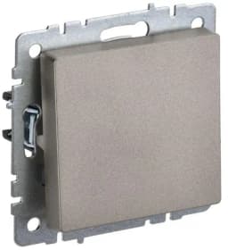 Выключатель 1-кл. СП BRITE ВС10-1-0-БрШ 10А механизм шампань IEK BR-V10-0-10-K37