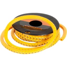 Кабельный маркер цифра "9", желтый, 500 шт. NIKOMAX NMC-CMR-9-YL-500