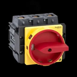 ВЫКЛЮЧАТЕЛЬ-РАЗЪЕДИНИТЕЛЬ 3P 175A С КРАСНОЙ РУКОЯТКОЙ НА ДВЕРЦУ 4 ВИНТАМИ