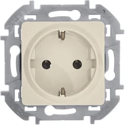 Розетка 2К+З немецкий стандарт 16 А 250 В~ INSPIRIA слоновая кость