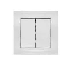 Выключатель 2-кл. СП Бриллиант 10А IP20 бел. UNIVersal 7947403