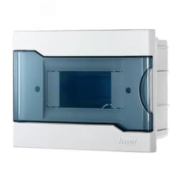 NEW Бокс с прозрачной крышкой Lezard ЩРВ-П-6 для внутр.уст. 6-и модульных устройств 730-1000-006