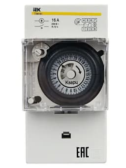 Таймер аналоговый ТЭМ-181 16А 230В на DIN-рейку KARAT IEK MTA20-16