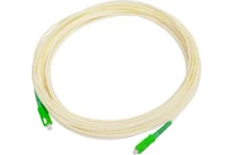 Патч-корд оптический SC/APC-SC/APC, simplex, 15м, 3мм, LSZH, G.657.A1