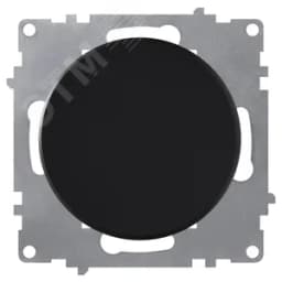 Выключатель одинарный, цвет чёрный (серия Florence) 2172820 ССТ